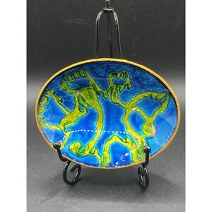 Decorative Bowl Trinket Jewelry Dish - Made in Mexico Vintage MCM Abstract